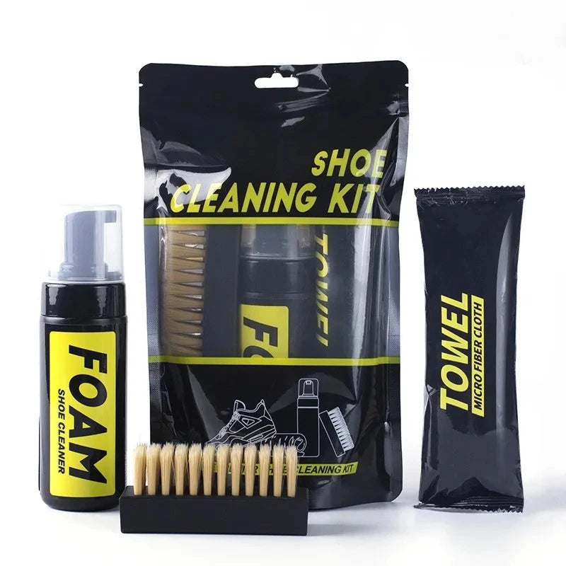 Dry Cleaning 150ML Water-Free Foam Sneakers Shoes Cleaner Suit Foam Cleaning Shoe Brush White Shoe Suede Boot Shoe Fresheners