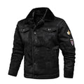 Men's Leather and Fur One-piece for Autumn and Winter 2024.  Fashionable Fleece-lined Fur Workwear Casual Coat.