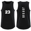 Men's Vest Fashion Gym T-Shirt Casual Breathable Sleeveless Outdoor Basketball Sports Vest Summer Street Loose T-Shirt