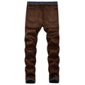 Autumn/Winter Thick-Peeked Stretch Denim Youth Casual | SAMAG