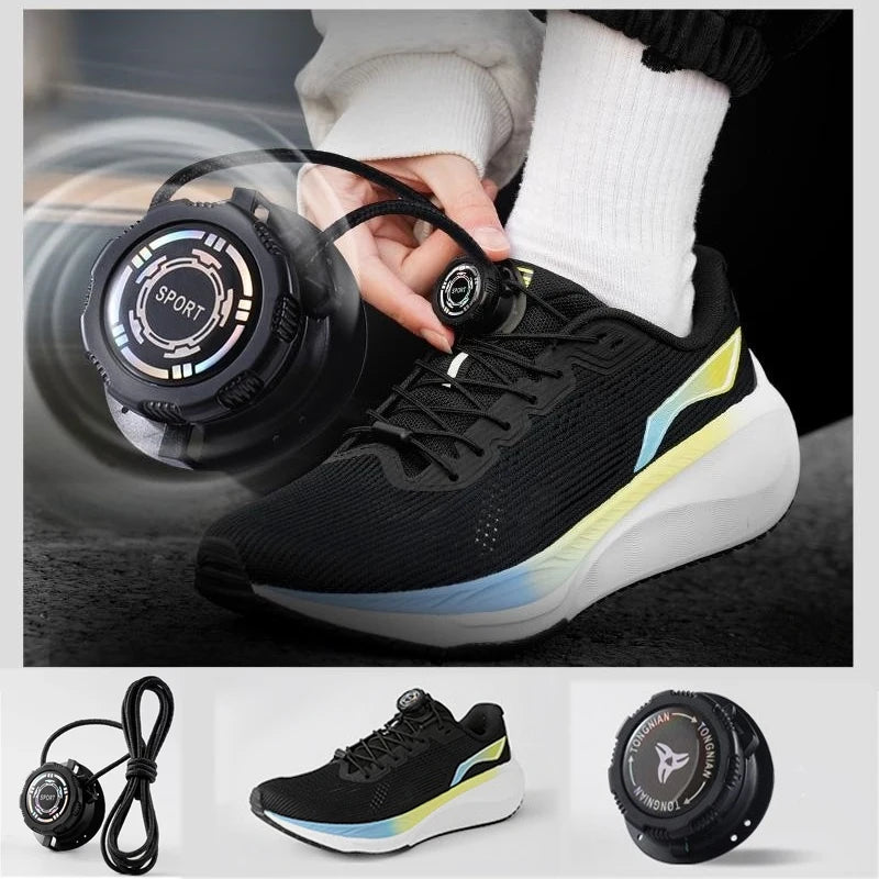 Thick Rope Swivel Buckle Shoelaces New Upgrade Automatic No Tie Laces For Sneakers Shoe Accessories For Adults Kids