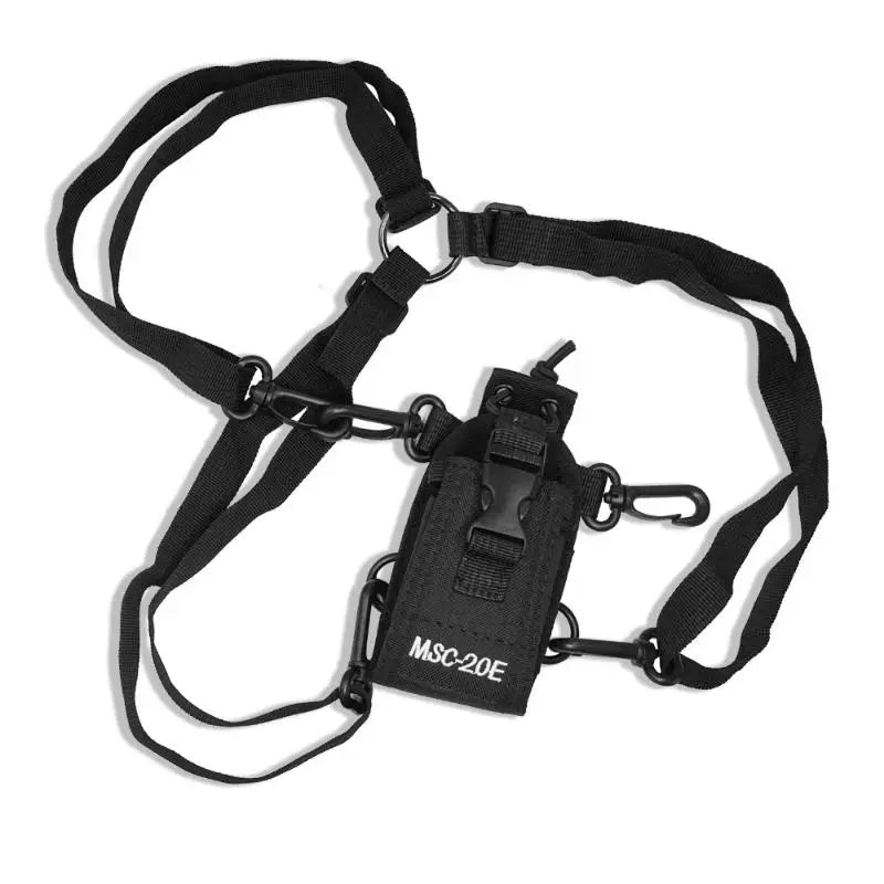 【C】1 Set Waist Bag Holder Pocket MSC-20E Tactical Molle Radio Walkie Talkie Pouch Interphone Holster Carry Bag For Hunting Camp