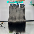 18A Light Yaki Straight Hair Bundles 4PCS Deal Natural Color 100% Human Hair Bundles Quick Weaves Sew In Human Hair Extensions