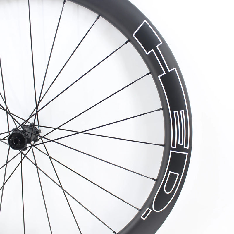 New 700C Road Bike Matt UD Full Carbon Bicycle Direct pull Thru Axle Disc brake wheelset carbon tubular clincher tubeless rims