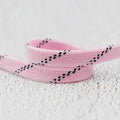 1cm Waxed Ice Hockey Shoelaces Dual Layer Braid 23-70 Inch Halloween Christmas Fall Winter for Roller Derby & Ice Hockey Skates