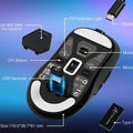 ATTACK SHARK X3PRO 8K Lightweight Wireless Gaming Mouse  Own Anti-slip Mouse PAW3395 26Kdpi Bluetooth electronic sports game