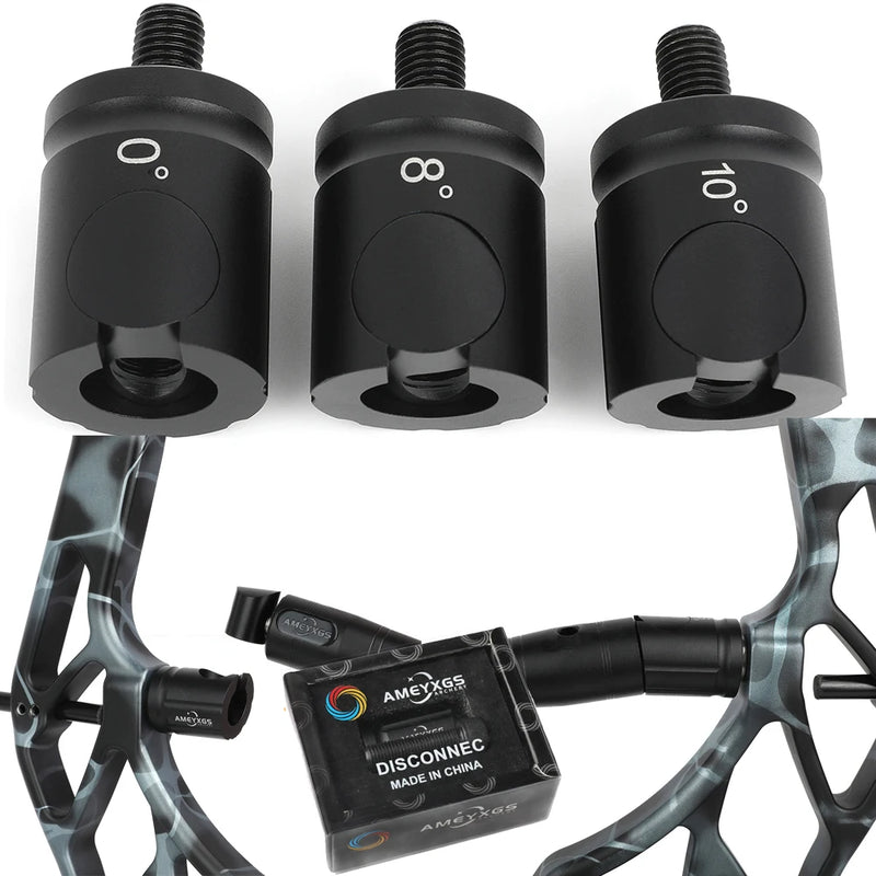 0° 5° 8° 10° Compound Bow Stabilizer Shooting Training V | SAMAG