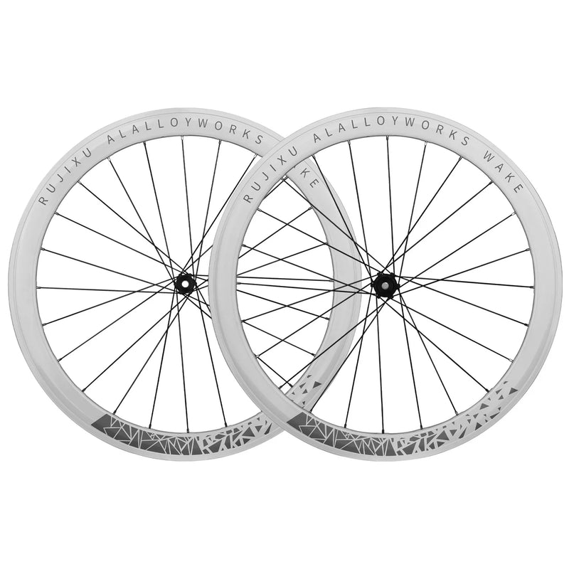 700C Ultra-Light Carbon Fiber Tube HUB 120 Ring V Brake Disc Brake Road Bike Wheel Aluminum Alloy Depth 30/40/50mm Wheelset