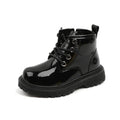 2024 New Spring Baby Boots For Girls Leather Waterproof Boys Rubber Ankle Boots Non-slip Soft Sole Fashion Toddler Kids Shoes