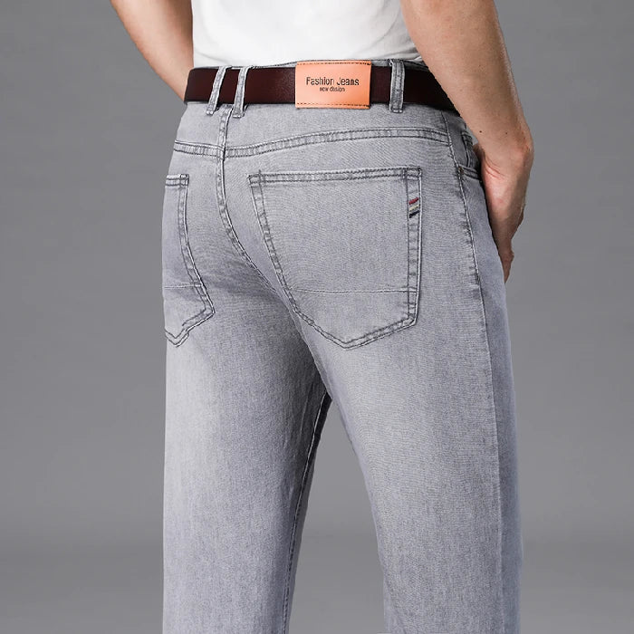 Summer Brand Business Casual Men's Straight Denim | SAMAG