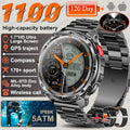 2026 New T-Rex3 Pro 1100mAh Battery Smart Watch GPS Path 5ATM Waterproof Sports Run Tracker Outdoors Compass Military Smartwatch