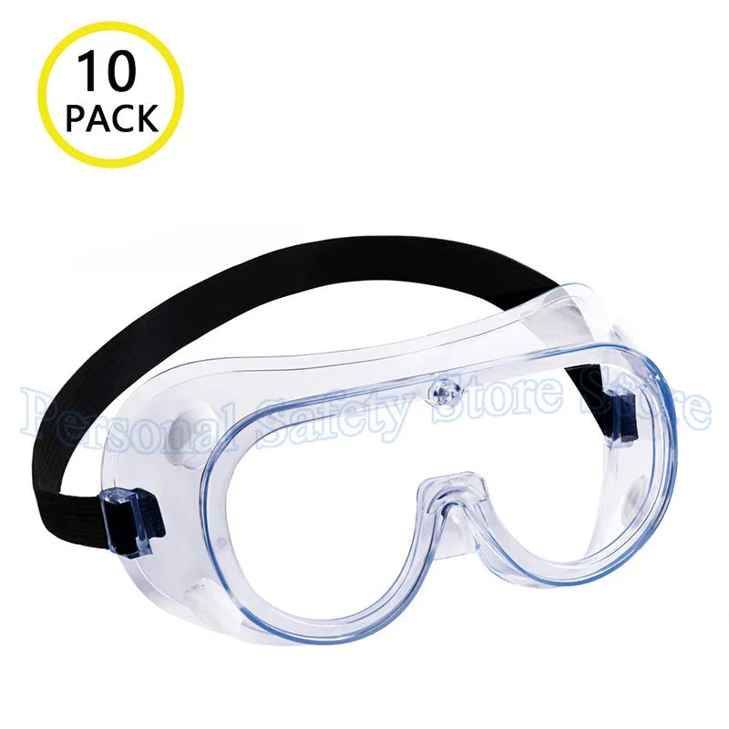 Safety Goggles Anti-Fog Fits Over Glasses Scratch | SAMAG