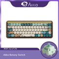 Akko MU01 Mountain Seclusion Wooden Mechanical Keyboard RGB Hot-swappable BT 5.0/2.4G Wireless & Type-C Wired Gaming Keyboard