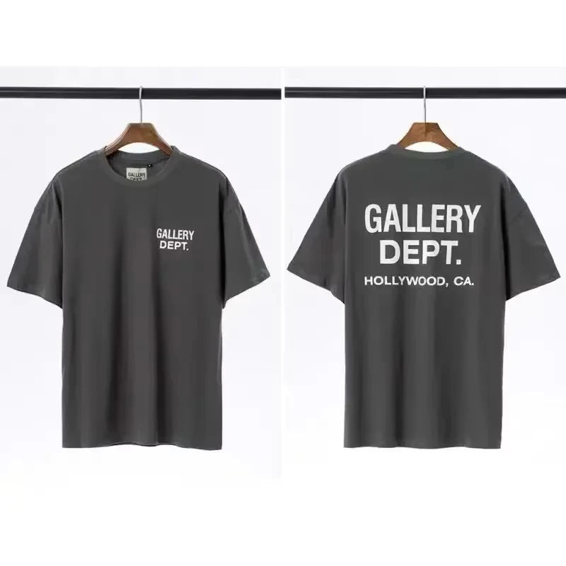 2026 Hot Selling Light Luxury T-shirt Summer Men's and Women's Cotton Clothing Fashion Beach Breathable Short Sleeved T-shirt