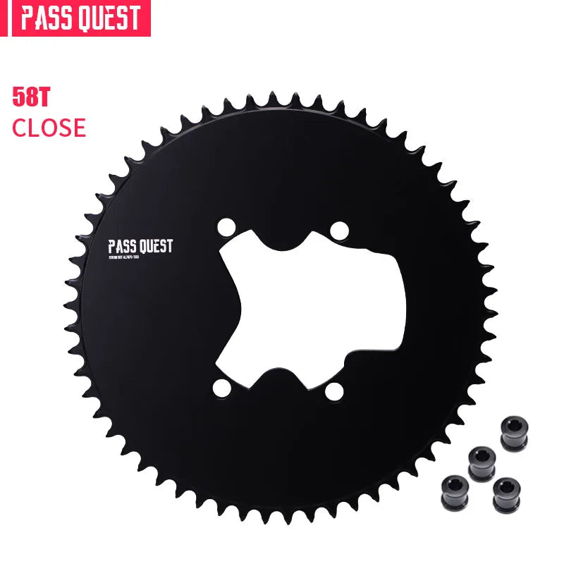 PASS QUEST 110 bcd chainring for Shimano dura ace R9100 ULTEGRA r8000 105 r7000 Narrow Wide 54T dishe single road bike plate