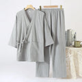 Sleepwear Men's Pajamas and Robes Male Couple's Set Pure Oversized Home Wear Spring Autumn Pajama 2pcs