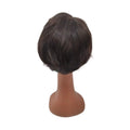 TIMOPOL 6 Inch Dark Brown Side Part Short Bob Human Hair Wig 13x1 Lace Front Pre Plucked Baby Hair Straight Pixie Glueless Lace Wigs For Daily & Party