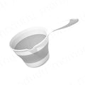 Baby Bath Rinsing Cup, Large Capacity Anti-Slip & Hangable Shampoo Helper for Mess-Free Hair Wash