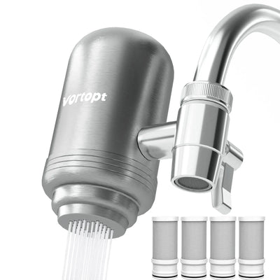 HOMEFISH Stainless Steel Faucet Tap Water Filter Purifier | SAMAG