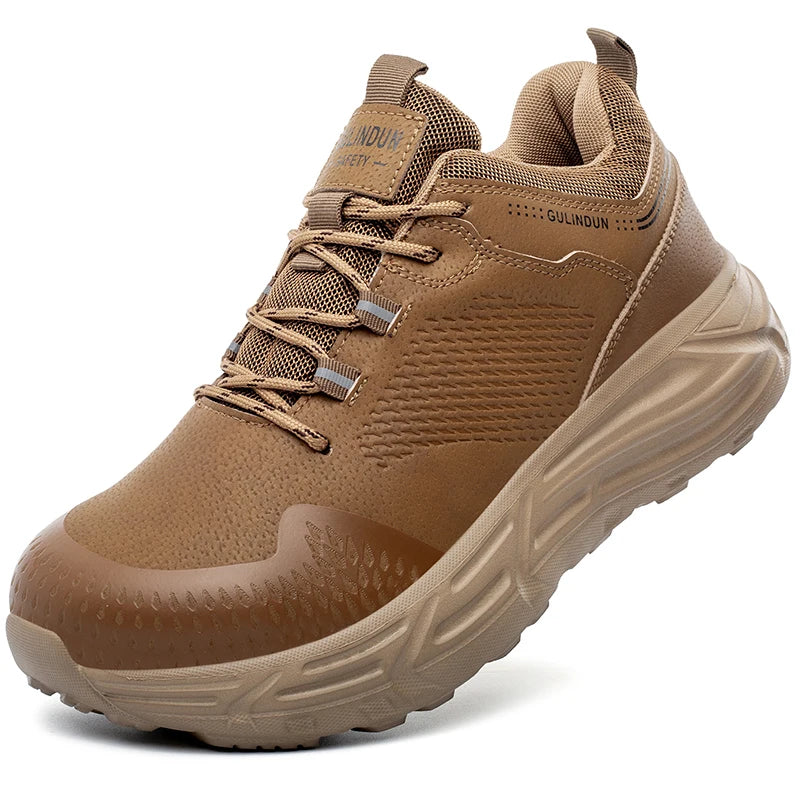 Wide Toe Safety Shoes Men Women Steel Toe Work Shoes Lightweight Protective Safety Boots Security Work Sneakers Size 47 48