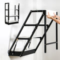 Floating Study Gas Spring Swing Mounted Convertible Wall Shelf Iron Frame With Legs Desk Kitchen Dining Folding Table | SAMAG