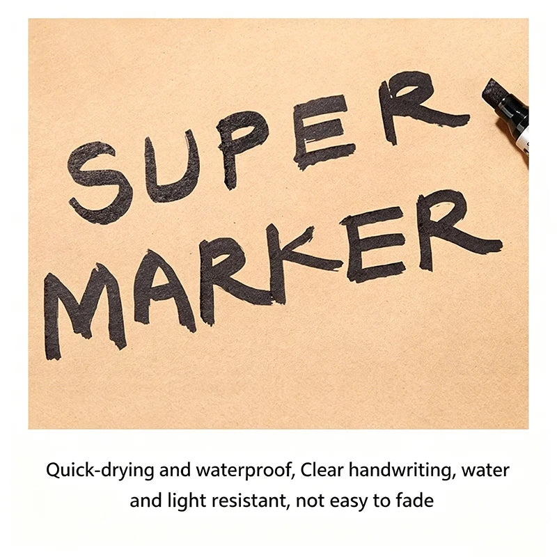 500ml Jumbo Marker Refill Ink – Black/Red/Blue, Oil-Based Waterproof, Large Capacity for Office School Factory Warehouse Marking
