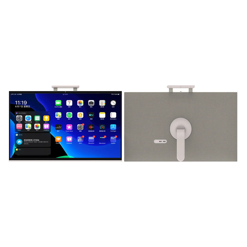 32-inch Portable Smart Tv Monitor with Touchscreen Display Mobile Standing Monitor for Studying Workout Gaming
