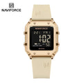 NAVIFORCE New Wristwatch for Women Multifunction Digital Waterproof Auto Date Display Silicone Strap Fashion Luxury Woman's Watc