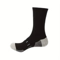 6 Pairs Men High Tube Round Neck Work Socks Moisture | SAMAG