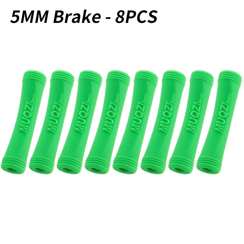 MUQZI 4/8pcs Bicycle Cable Protector Brake Shift Line Frame Protect Sleeve MTB Road Fixed Gear Bike Universal