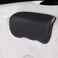 Luxury 7-seat Portable Freestanding Rectangular Acrylic Hot Tub with 70 Nozzles, LED Lighting, and Spa Massage Function.
