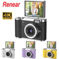 Digital Camera 4K 48MP Photography Camera Video Camcorder Rechargeable Cameras 2.4 inch Screen Camcorder for Kid Adult Beginners