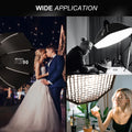 Triopo K3 Quick-Setup Bowens Mount Octagon Softbox One-Step Install Portable Light Modifier Umbrella Reflector W/ Honeycomb Grid