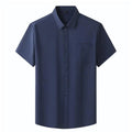 Men's Shirt Plus Size Summer Short Sleeves Tees Business | SAMAG
