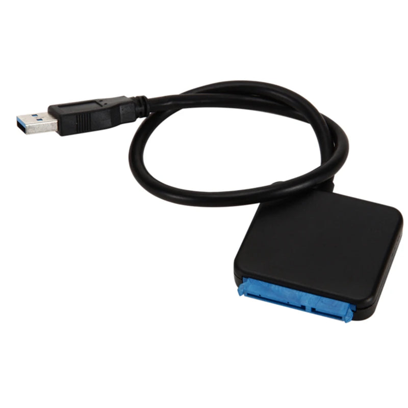 USB 3.0 to SATA Cable SATA III Hard Drive Adapter Converter for 2.5" 3.5" SSD HDD Hard Drive Disk with 12V/2A Power Adapter