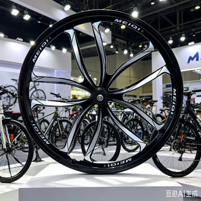 24/2627.5" MTB Wheelset: Thread-on Freewheel Hub, One-Piece Magnesium Alloy Rims, Bearing Disc Brake, Variable Speed.