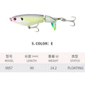 90mm 14g Rotating Tail Fishing Lures Flexible Whopper | SAMAG