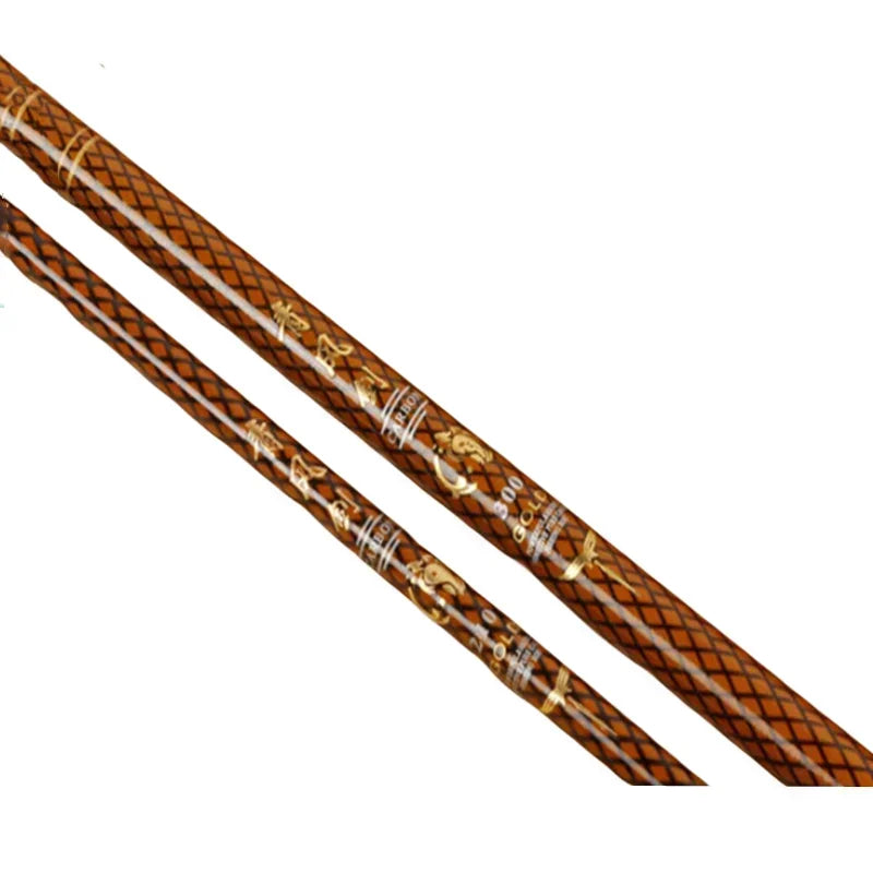 1.8m-6.3m Portable Telescopic Fishing Rod Hard-adjusted Carbon Short Sections Hand-Sea Dual-Use Hand Rod Fishing Gear