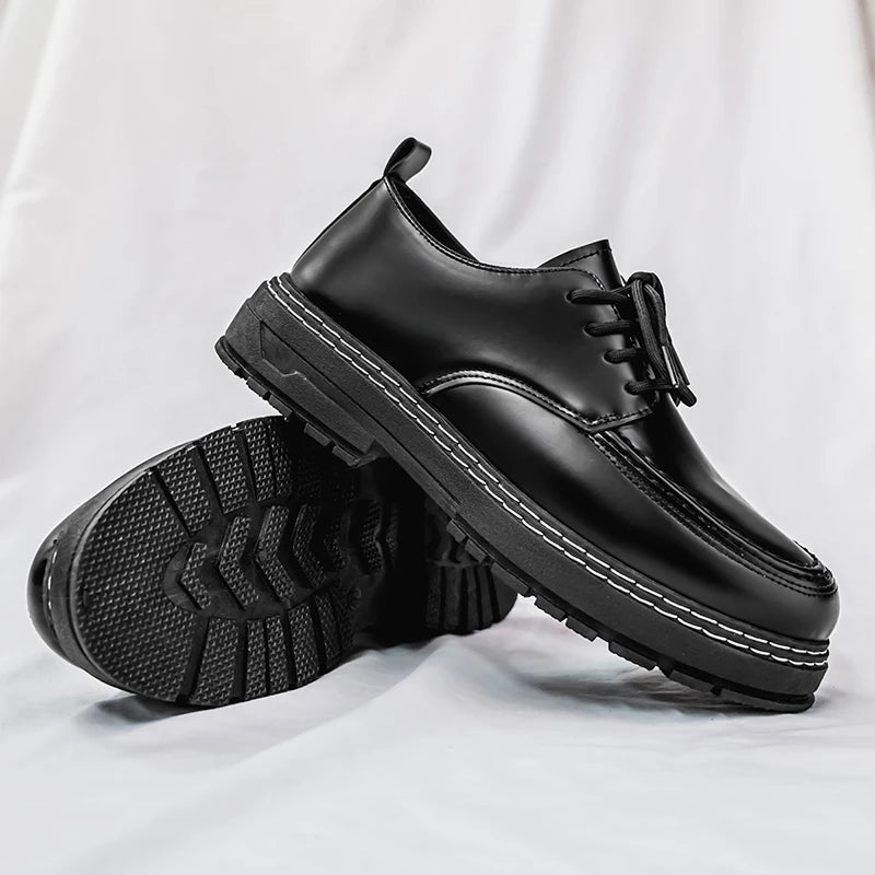 2026 New Men's British Style Business Casual Shoes, Fashion Non-slip Comfortable Versatile Daily Office Walking Shoes