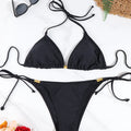 Sexy Triangle Bikini Sets Micro Thongs Swimsuit Women | SAMAG