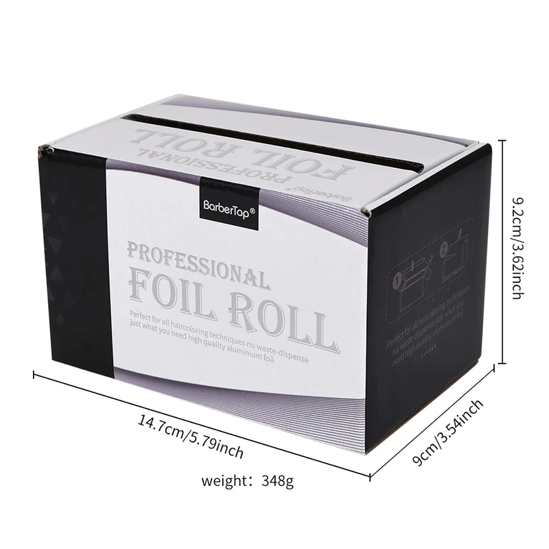 Premium Salon Hair Color Foil Non-Stick Aluminum Foil Sheets for Hair Highlights Perm Styling Tools