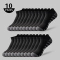 10 Pairs men's short socks Summer thin black white grey | SAMAG