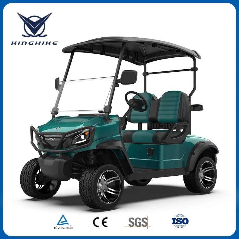 48V Electric Golf Cart 2 Seater 5KW Motor Independent Suspension Disc Brake Utility Vehicle 90km Range