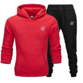 Sik silk Men Sets Fashion Autumn Spring Sporting Suit Sweatshirt Sweatpants Clothing 2 Pieces Slim Tracksuit - View 6 | SAMAG