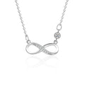 925 Silver 18k Gold Plated Necklace Single Sparkling Zircon Clavicle Chain for Women Wedding Jewelry collares