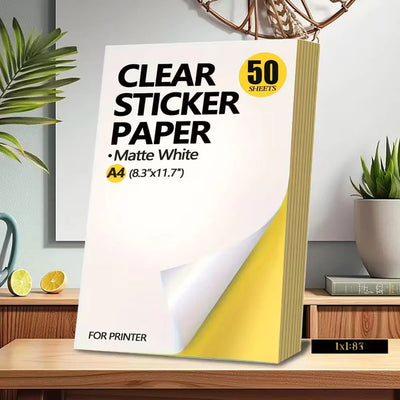 50 sheets of matte white writing paper, A4 self - adhesive | SAMAG