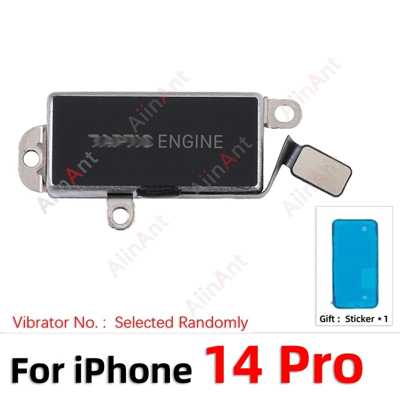 OEM Sticker + Flex For iPhone 12 13 14 15 Pro Max Plus mini For TAPTIC ENGINE Vibrator Motor Flex Cable