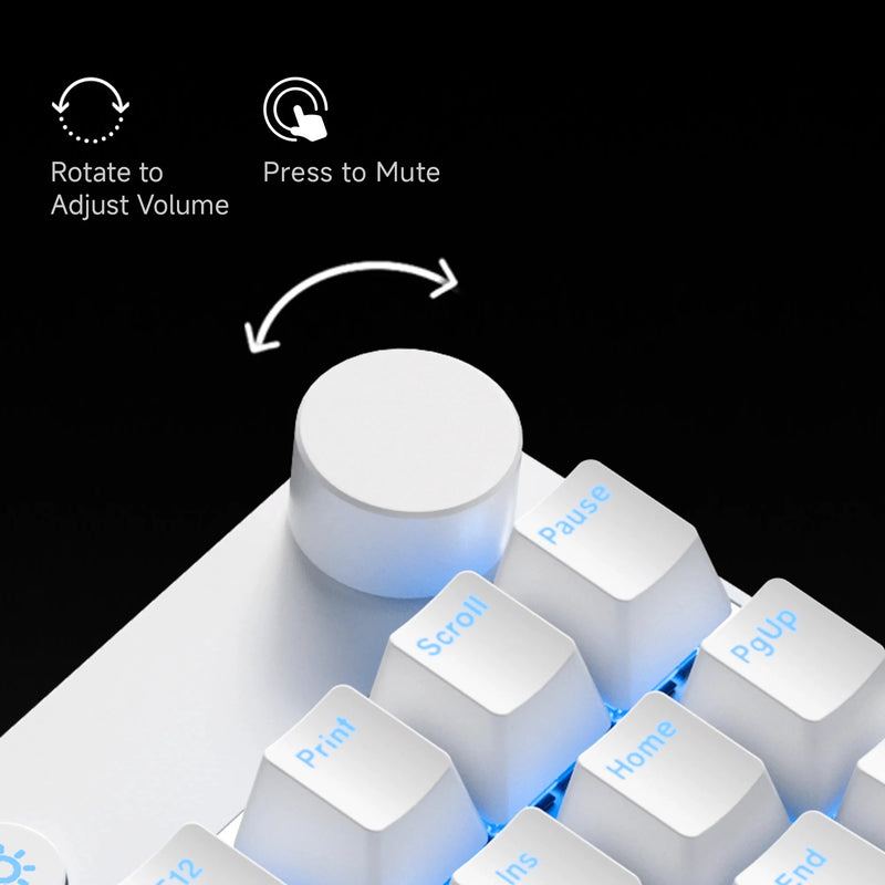 MCHOSE Mix 87 Magnetic Switch Gaming Keyboard Hall Effect 0.08ms Ultra-Low Latency 0.001mm Precision Office Wired Keyboard