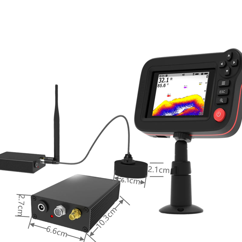 Remote Control Fish Finder for RC Bait Boat, 1312ft | SAMAG
