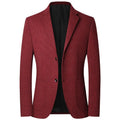 2025 Spring and Autumn New Six Color Checkered Non-iron  Suit Jackets for Men, Royal Blue Casual Blazer Masculino /blazer Hombre